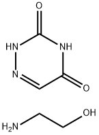 Azauracil monoethanolamine salt Struktur