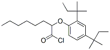 2-(2,4-Di-tert-pentylphenoxy)octanoyl chloride Struktur