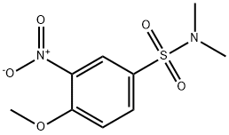 4-Methoxy-N,N-diMethyl-3-nitrobenzenesulfonaMide Struktur