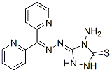 4-Amino-5-thioxo-1,2,4-triazolidin-3-one [di(pyridin-2-yl)methylene]hydrazone Struktur