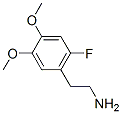 3,4-Dimethoxy-6-fluoro-phenylethylamine Struktur