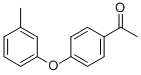 1-(4-M-TOLYLOXY-PHENYL)-ETHANONE Struktur