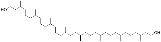 3,7,11,15,18,22,26,30-octamethyldotriacontane-1,32-diol Struktur