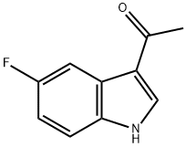 5-fluoro-3-acetylindole Struktur