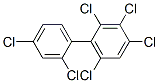 (+)-2,2',3,4,4',6-Hexachlorobiphenyl Struktur