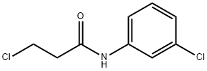 3-CHLORO-N-(3-CHLOROPHENYL)PROPANAMIDE Struktur