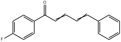 1-(4-Fluorobenzoyl)-4-phenylbuta-1,3-diene Struktur