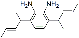 1,2-Benzenediamine,  3,6-bis(1-methyl-2-butenyl)-  (9CI) Struktur