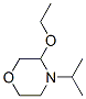 Morpholine, 3-ethoxy-4-(1-methylethyl)- (9CI) Struktur