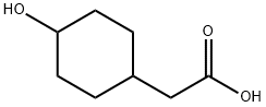 4-hydroxycyclohexylacetic acid Struktur