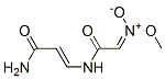 3-[[(Methyl-aci-nitro)acetyl]amino]propenamide Struktur