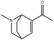 Ethanone, 1-(2-methyl-2-azabicyclo[2.2.2]oct-5-en-6-yl)- (9CI) Struktur