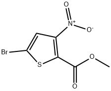 Methyl 5-broMo-3-nitrothiophene-2-carboxylate Struktur