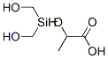 2-[(dihydroxymethylsilyl)oxy]propionic acid Struktur