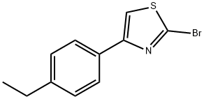 2-BROMO-4-(4-ETHYL-PHENYL)-THIAZOLE Struktur