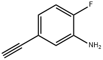 5-Ethynyl-2-fluoro-phenylamine
 Struktur