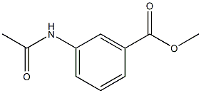 methyl 3-(acetylamino)benzoate Struktur