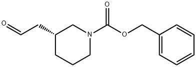 (R)-1-Cbz-3-(2-Oxoethyl)Piperidine Struktur