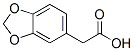 2-(Benzo[d][1,3]Dioxol-5-yl)Acetic Acid Struktur