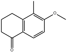 6-Methoxy-5-methyl-3,4-dihydro-2H-naphthalen-1-one Struktur