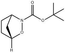 tert-Butyl 2-oxa-3-azabicyclo[2.2.1]heptane-3-carboxylate Struktur