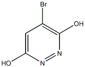 4-bromo-3,6-pyridazinediol Struktur