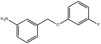 3-(3-fluorophenoxymethyl)aniline Struktur