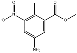 METHYL 5-AMINO-2-METHYL-3-NITROBENZOATE Struktur