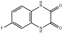 2,3-QUINOXALINEDIONE, 6-FLUORO-1,4-DIHYDRO- Struktur