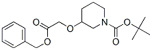 1-Boc-3-(2-(Benzyloxy)-2-Oxoethoxy)Piperidine Struktur