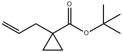 tert-Butyl 1-allylcyclopropanecarboxylate Struktur