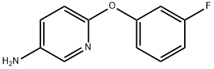 6-(3-fluorophenoxy)pyridin-3-amine Struktur