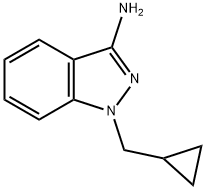 1-(CYCLOPROPYLMETHYL)-1H-INDAZOL-3-AMINE Struktur