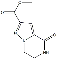 Methyl 4-oxo-4, 5, 6, 7-tetrahydropyrazolo [1, 5-a] pyrazine-2-carboxylate Struktur