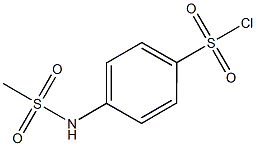 4-[(methylsulfonyl)amino]benzenesulfonyl chloride Struktur