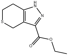 METHYL 1,4,6,7-TETRAHYDROTHIOPYRANO[4,3-C]PYRAZOLE-3-CARBOXYLATE Struktur