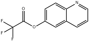 Quinolin-6-Yl 2,2,2-Trifluoroacetate Struktur