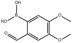 2-Formyl-4,5-dimethoxyphenylboronic acid Struktur