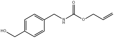 Allyl4-(hydroxymethyl)benzylcarbamate Struktur