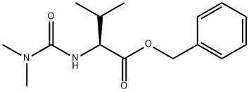 benzyl 2-(3,3-dimethylureido)-3-methylbutanoate Struktur