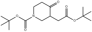 3-PIPERIDINEACETIC ACID, 1-[(1,1-DIMETHYLETHOXY)CARBONYL]-4-OXO-, 1,1-DIMETHYLETHYL ESTER price.