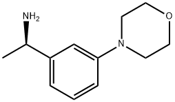 (R)-1-(3-MORPHOLIN-4-YL-PHENYL)-ETHYLAMINE Struktur