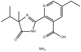 2-[4,5-Dihydro-4-methyl-4-(1-methylethyl)-5-oxo-1H-imidazol-2-yl]-5-ethyl-3-pyridinecarboxylic acid ammonium salt