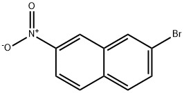 3-Bromo-7-nitronaphthalene Struktur