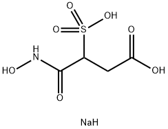 4-Hydroxyamino Sulfosuccinic Acid Sodium Salt Struktur