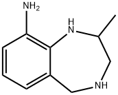 2,3,4,5-Tetrahydro-2-methyl-
1H-1,4-benzodiazepin-9-amine Struktur