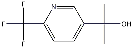 2-(6-(trifluoromethyl)pyridin-3-yl)propan-2-ol Struktur