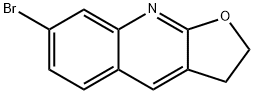 7-BROMO-2,3-DIHYDROFURO[2,3-B]QUINOLINE Struktur