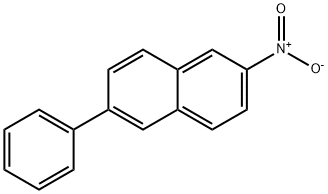 2-Nitro-6-phenylnaphthalene Struktur