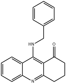 3,4-Dihydro-9-[(benzyl)amino]-1(2H)-acridinone Struktur